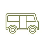 land transport icon green color