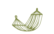 hammock icon green color